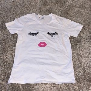 White eyes tee